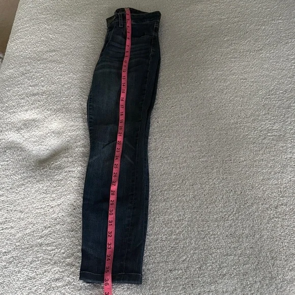 GAP curvy skinny jeans Dark Blue Denim Skinny Jeans SZ 26 - Picture 9 of 12